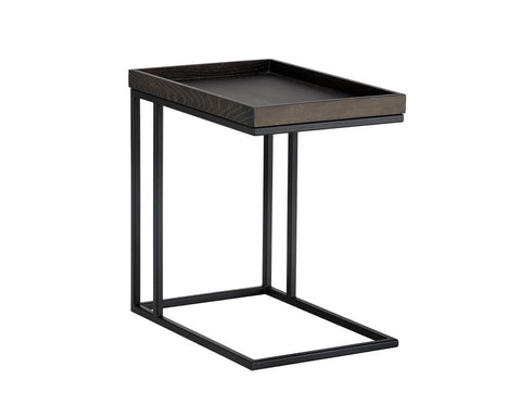 Sunpan Timeless Minimalist C Table Modern End Table