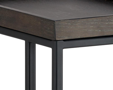 Sunpan Timeless Minimalist C Table Modern End Table