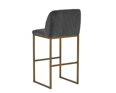 Timeless Minimalist Contemporary Upholstered Bar Stool