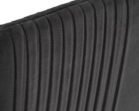 Timeless Minimalist Upholstered Counter Stool with Fixed Cushion