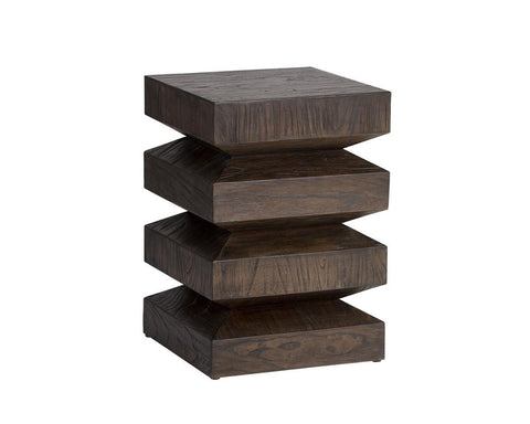 Cormac Contemporary Drum End Table