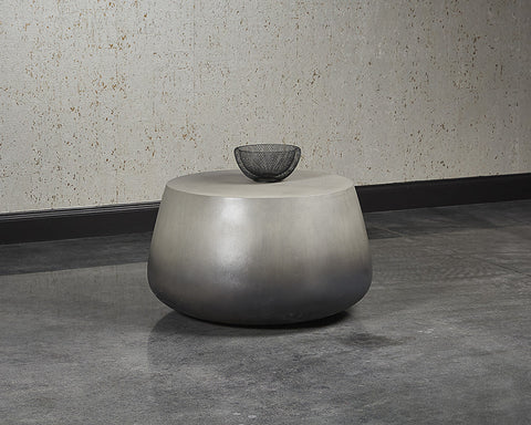 Sunpan Aries Ombre Modern Drum Coffee Table