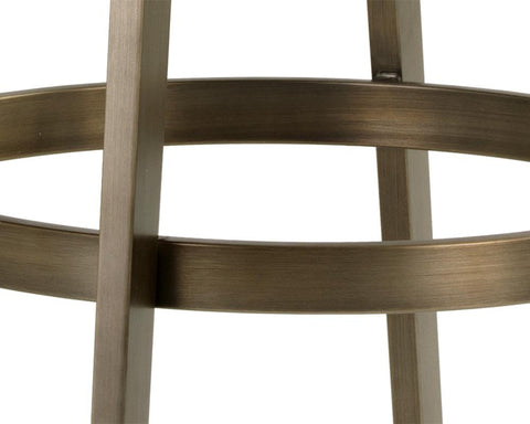 Arizona Timeless Minimalist Art Deco Low Back Bar Stool