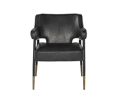 Timeless Minimalist Parsons Dining Armchair with Piping