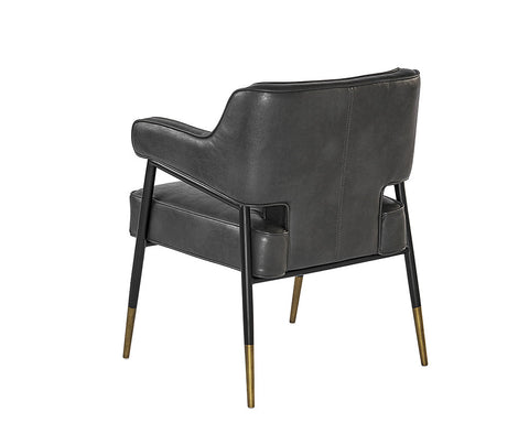 Timeless Minimalist Parsons Dining Armchair with Piping