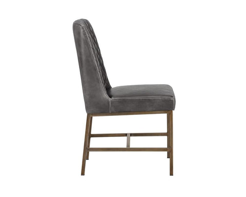 Timeless Minimalist Parsons Quilted Upholstered Dining Side Chair