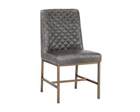 Timeless Minimalist Parsons Quilted Upholstered Dining Side Chair