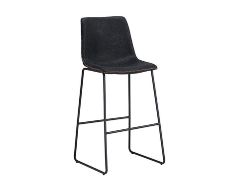 Timeless Minimalist Mid Century Parsons Upholstered Bar Stool