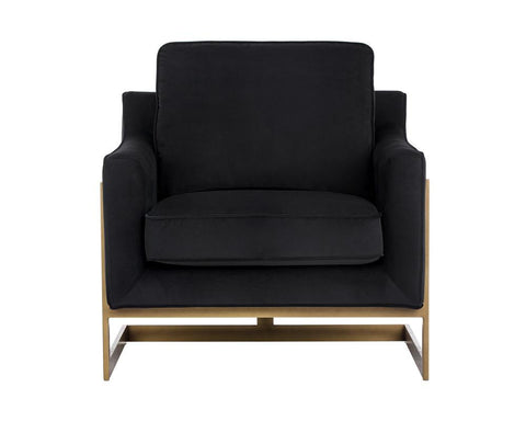 Timeless Minimalist Cantilever Chair with Piping Contemporary Armchair
