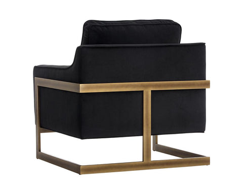 Timeless Minimalist Cantilever Chair with Piping Contemporary Armchair