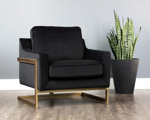 Timeless Minimalist Cantilever Chair with Piping Contemporary Armchair