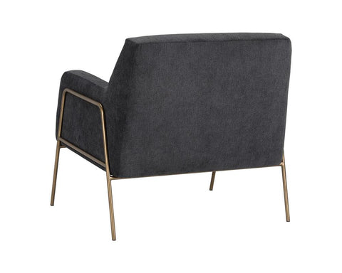 Timeless Minimalist Modern Upholstered Armchair with Track Arms