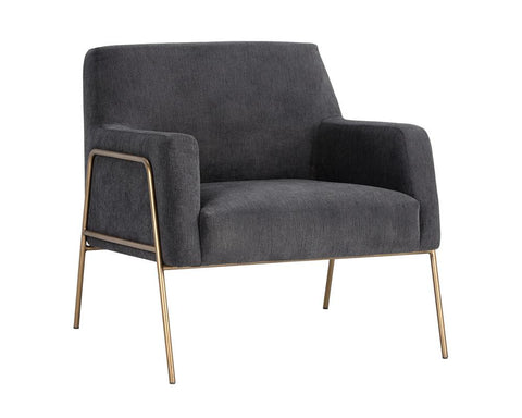 Timeless Minimalist Modern Upholstered Armchair with Track Arms