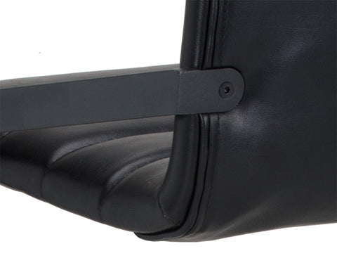 Industrial Creative Cantilever Chair Upholstered Bar Stool