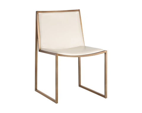 Timeless Minimalist Cantilever Dining Side Chair