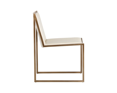 Timeless Minimalist Cantilever Dining Side Chair