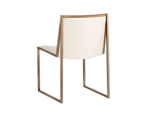 Timeless Minimalist Cantilever Dining Side Chair