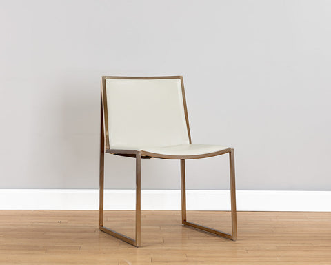 Timeless Minimalist Cantilever Dining Side Chair