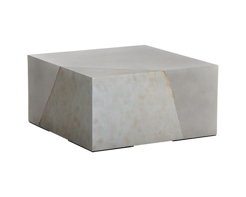 Sunpan Industrial Creative Square Drum Coffee Table