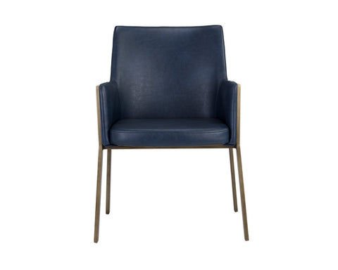 Timeless Minimalist Parsons Upholstered Dining Armchair