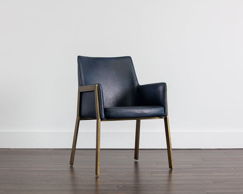 Timeless Minimalist Parsons Upholstered Dining Armchair