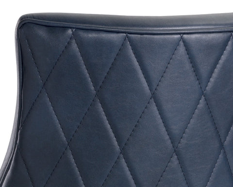 Timeless Minimalist Cantilever Dining Side Chair Upholstered