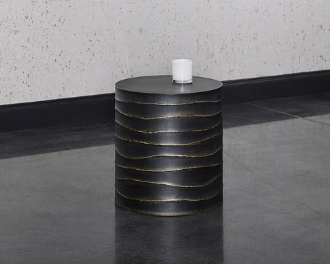 Corey Modern Drum Accent Table Space Saving Center Table