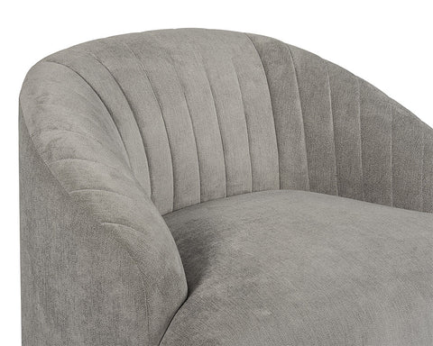 Timeless Minimalist Barrel Upholstered Armchair