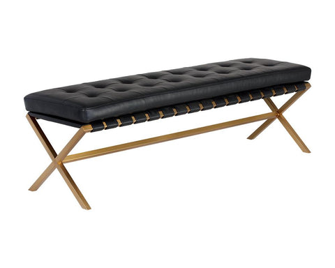 Timeless Minimalist Contemporary Upholstered Lounge Bench