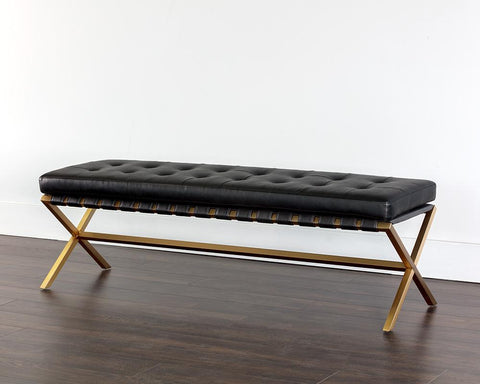 Timeless Minimalist Contemporary Upholstered Lounge Bench