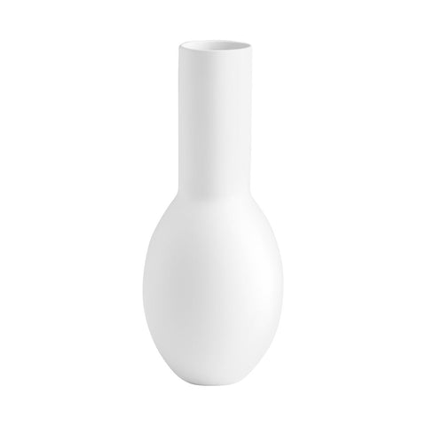 Decorating Essentials Minimalist Hour Glass Vase Matte Ceramic