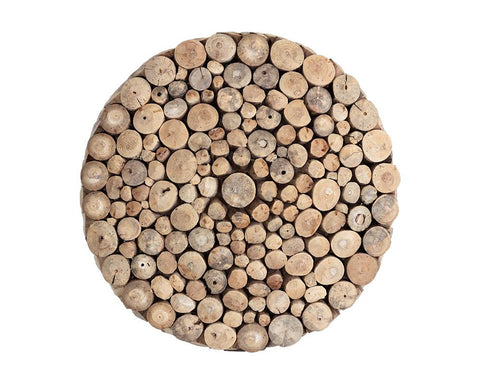 Sunpan Bickford Bohemian Round Drum Accent Table