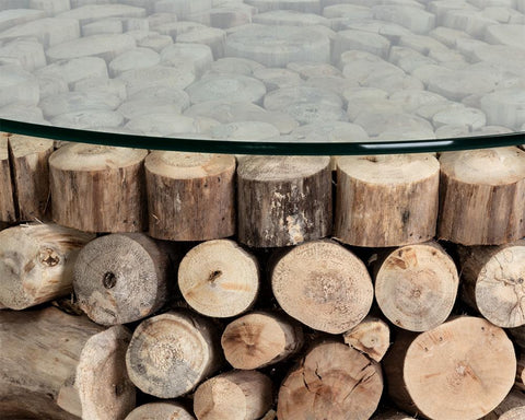 Sunpan Bickford Bohemian Round Drum Accent Table