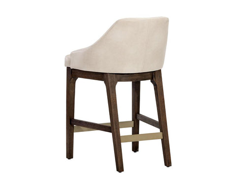Timeless Minimalist Parsons Upholstered Mid Century Counter Stool