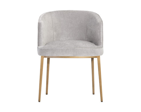 Timeless Minimalist Contemporary Barrel Dining Armchair
