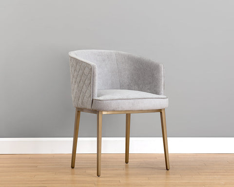 Timeless Minimalist Contemporary Barrel Dining Armchair