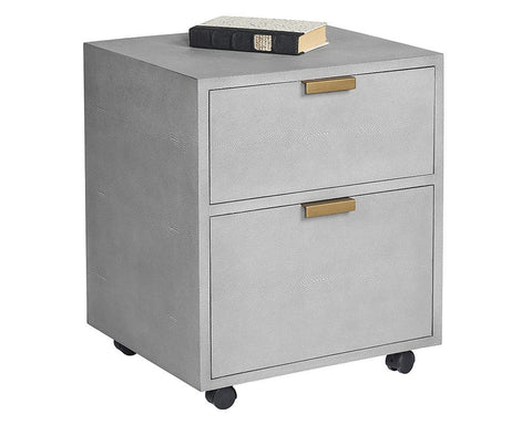 Jiro Contemporary File Cabinet with Pull Handles