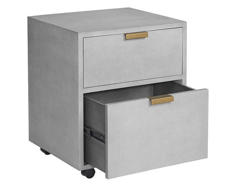 Jiro Contemporary File Cabinet with Pull Handles