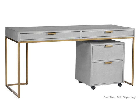 Jiro Contemporary File Cabinet with Pull Handles