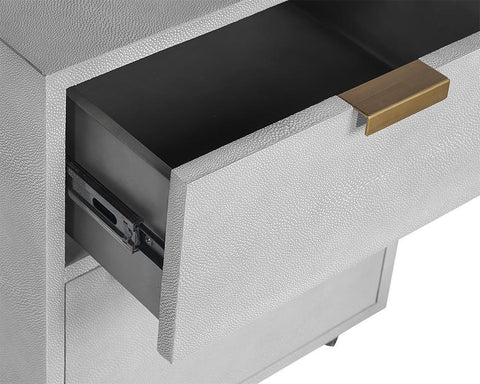 Jiro Contemporary File Cabinet with Pull Handles