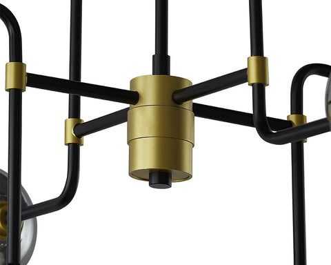 Deimos Ambient Sputnik Modern Multi-head Chandelier