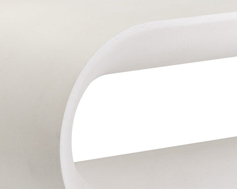 Outdoor Living & Garden Contemporary Concrete Accent Bench