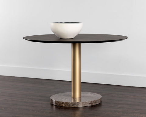 Sunpan Tulip Contemporary Round Dining Table - 48 W