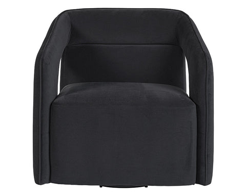 Timeless Minimalist Modern Upholstered Barrel Lounge Chair