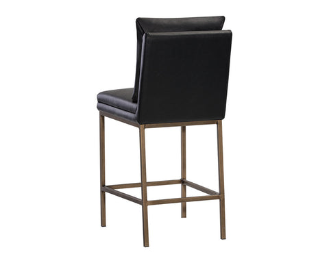 Paige Timeless Minimalist Upholstered Parsons Counter Stool