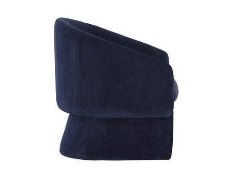 Timeless Minimalist Modern Barrel Upholstered Lounge Chair