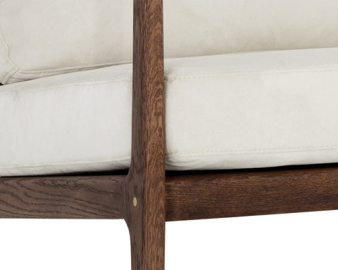 Timeless Minimalist Mid Century Upholstered Lounge Chair