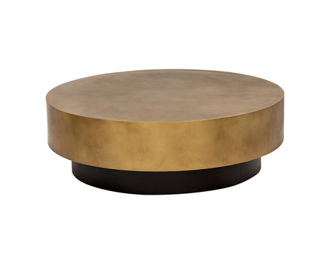 Sunpan Bernaby Contemporary Drum Coffee Table - 43.5 W