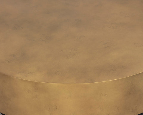 Sunpan Bernaby Contemporary Drum Coffee Table - 43.5 W