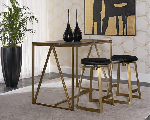 Timeless Minimalist Modern Upholstered Counter Stool